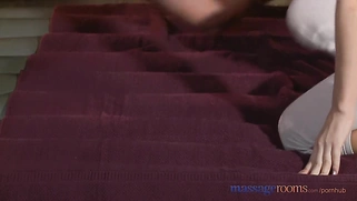 Flexible blonde teen fucks a young stud he'll never forget