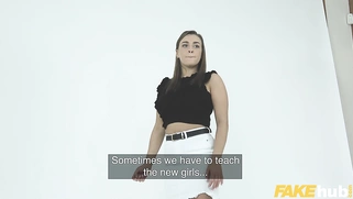 Titty Josephine Jackson gives an interview to a fake agent