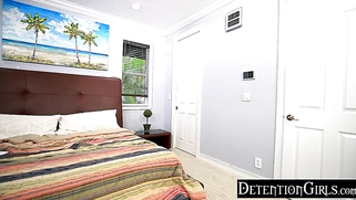 Schoolgirl Forces Her Way Into His Pants