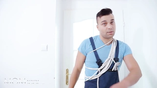 Horny big-titted blonde MILF Letty dirty threesome with hardcore handymen