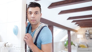 Horny big-titted blonde MILF Letty dirty threesome with hardcore handymen