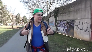 Mom British MILF with huge tits Ava Cox cheats on her husband