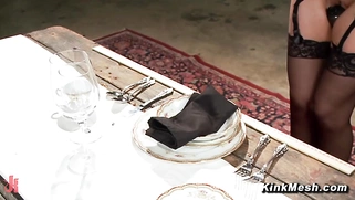 Big tits MILF service big cock BDSM