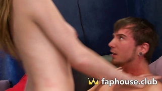 Wild teen with ginormous fun bags and tights wants spear for warm XXX!