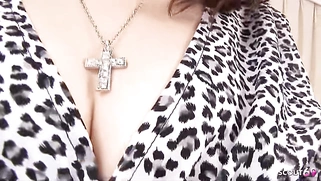 Big natural Japanese Mom Suck