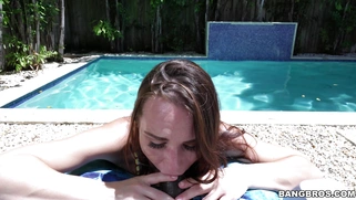 Aidra Fox strokes and sucks on his large black cock