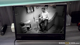 Dr. Julia Ann decided to help Keiran ejaculate in fertility clinic