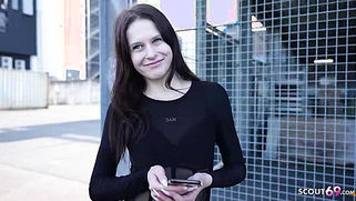 GERMAN SCOUT - Redhead Teen Peach Delina