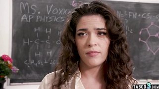 MILF teacher giving a dirty anal lesson