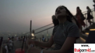 Naughty Thai teen Cherry masturbating