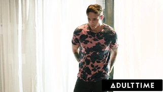 Redhead cougar Lauren Phillips comforts her boyfriend with her huge natural breasts! CUMSHOT!