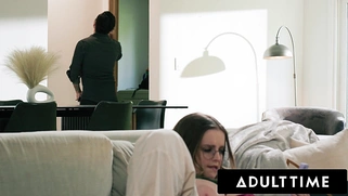 Perverted Real Estate Manager Fucks Big-Breasted Tenant Cody Vore! CAUGHT MASTURBATING!