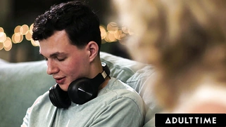 Stepmom Rachel Cavalli CATCHES her porn-addicted stepson masturbating and FUCKS HIM!