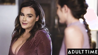 Natasha Nice's first lesbian experience with her own stepdaughter!