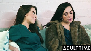 Nurses Whitney Wright and Spencer Bradley use their free time to have sex