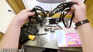 Stepsister Whitney Blowjob Stepson - POV!