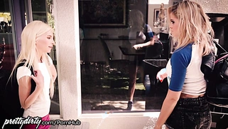 Piper Perri's stepfather checks out her pussy