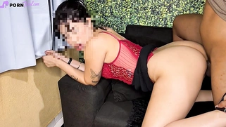 Job interview, did she do everything for the job? - Her real orgasm at the end full v