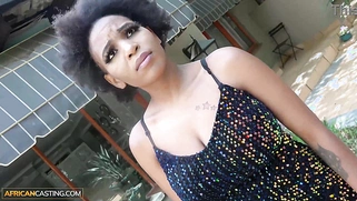 Busty Ebony MILF Hardcore Pounded By Big White Cock In Interracial Casting