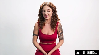 How women experience orgasm with red-haired Lumi Ray with big breasts! SOLO FEMALE MASTURBATION! FULL SCENE