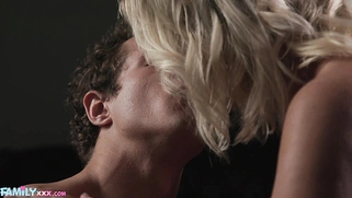 Big-breasted MILF with a bubble butt devours his hard dick (Jenna Starr)