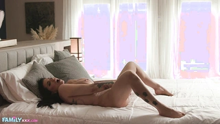 MILF Rewards Her Stepson With Big Juicy Tits