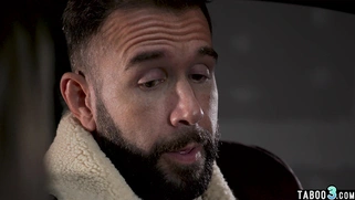 Hairy brunette hottie begging for anal