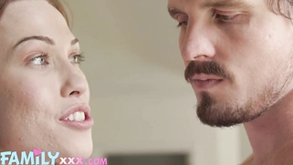 Slutty Stepsister Diana Grace Gets Fucked in the Face by Her Brother's Cock