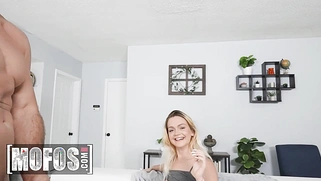 Flexible, Inked Babe Joey White Takes JMac's Big Hard Cock Deep In Her Sweet, Tight Pussy