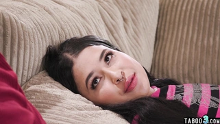 Anal lover ebony teen  seducing BFs mate