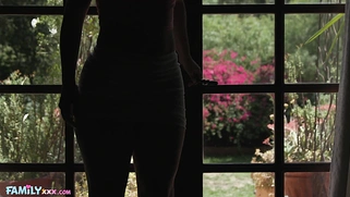 Bubble Butt Stepsister Fucks Cock