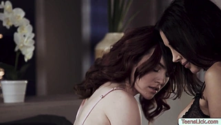 College babe sits on teachers face to pass