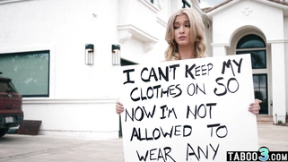 Naive teen accepting a dudes noble offer