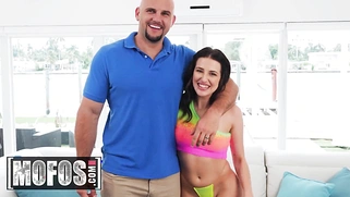 Petite Aubrey Valentine Gets Stretched By Big Cock