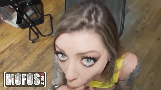 Tattoo Woman Karma Rx Gets Turned On By Sascha Ink's Tattoos, Especially The One On His Cock