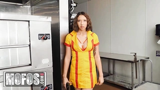 Kimora Queen Caught Masturbating in the Kitchen Charles Demands To See His Cock