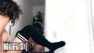 Exotic Babe Katalna Kittin Masturbates With a Magic Wand Alone in Front of a Mirror