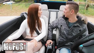 Ginebra Bellucci fucks Tommy Cabrio in POV—in public!