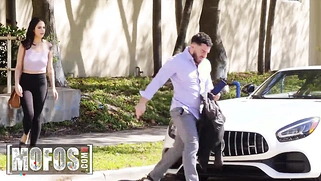 Sexy Tattooed Beauty Melody Fox Sucks Her Sugar Daddy's Cock