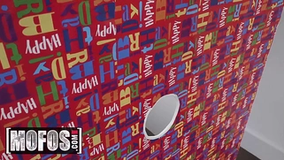 Teenager Vena Black gets a birthday gloryhole treat