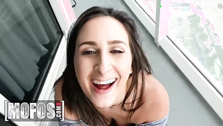 Ashley Adams Can't Keep Her Hands or Lips Off Tony Rubino's Huge Cock