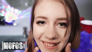 Busty Melody Fox Catches Her Boyfriend Tyler Steel in the Bathroom With... ...With Another Girl and Joins In