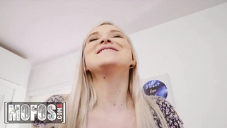 Busty Blonde Emily Straight Takes a Good Fucking (POV)