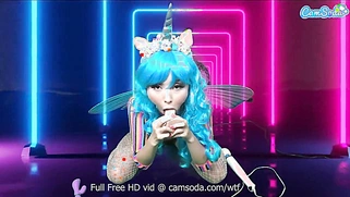 Big-titted Asian Marika Hase rides a Sybian and masturbates to a wild orgasm