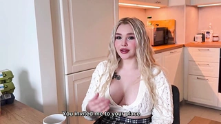 Hot Huge Tits Neighbour Blonde Teen Fucked And Creampied