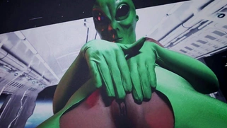 Area 51 Porn: Sex with an Alien Discovered During a Raid