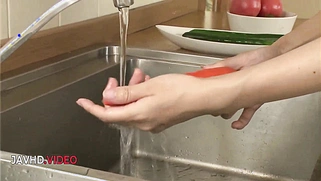 Manami Komukai's Sexy Ride Topless on Firm Dong for Hardcore Fun