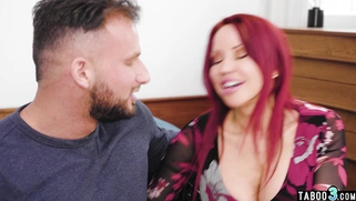 Mature mom gets stepson out of her house