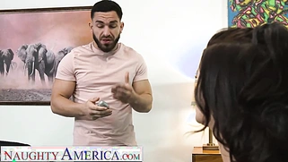 Jocelyn James fucks her son's friend after getting aroused by a libido booster