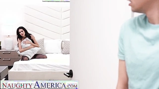 Hot MILF Jamie Michelle Fucks Friend's Son When Her Date Cancels